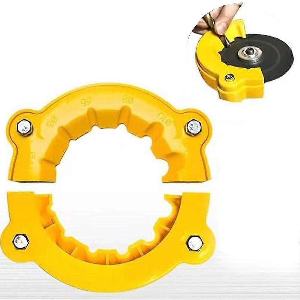 Universal Drill Bit Sharpener, Drill Bit Grinding Attachment, Angle Grinder Tool Multi-Spec Drill Grinding Jig for All Sizes