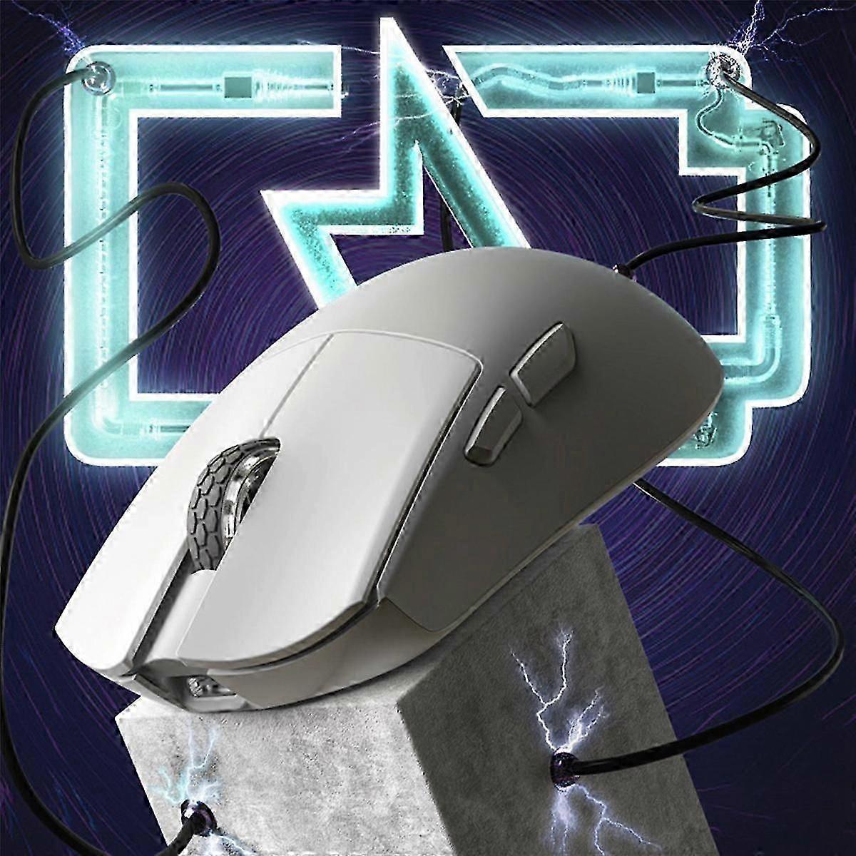 M3s Tri-mode Mouse Mini Wireless Bluetooth E-sports Gaming Mouse Pam3395 Branco