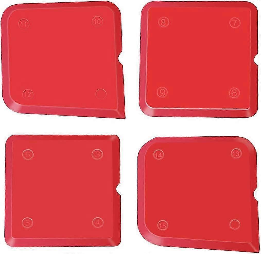 4-Piece Silicone Sealant Finishing Tools Set