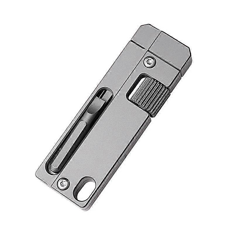 Titanium Alloy Mini Adjustable Spanner Wrench, Multitool Portable Repair Tool for Outdoor Use,Multifunctional Tool