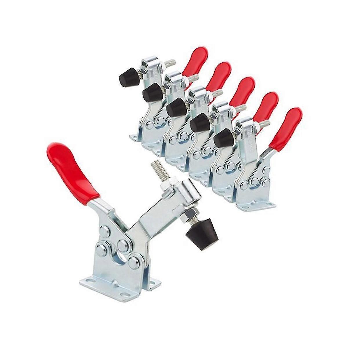 6pcs Hinge Clamp -201b Quick Release Tool Horizontal Clamp Adjustable Clamp Latch Tool Accessories