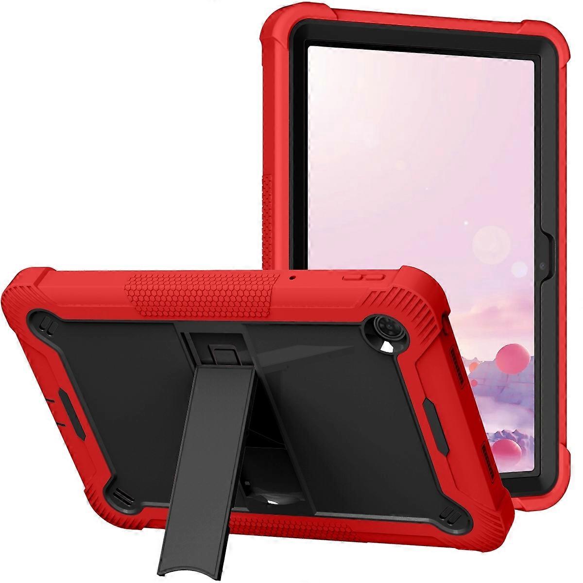 Shockproof Silicone Hybrid PC Tablet Case with Holder For TCL Tab 10 5G