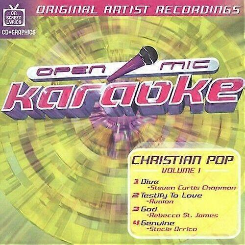 Open Mic Karaoke Christian Pop 1 CD - As New