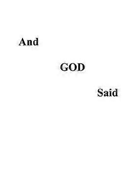 And God Said