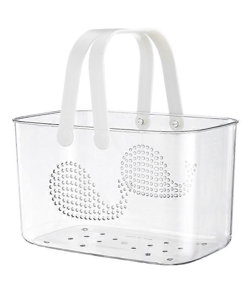 バスルーム収納のニーズのためのエレガントな白いバスケット