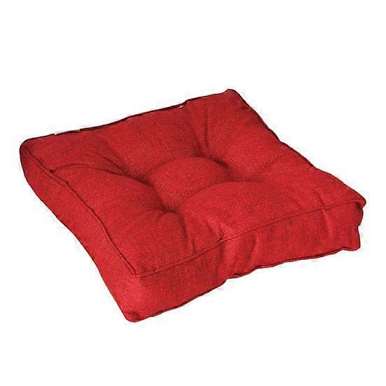 Solid Color Square Seat Cushion Breathable Cotton Linen Thickened High Elastic Padded Super Soft Home Office Chair Tatami Sofa Floor Sitting Mat Pad