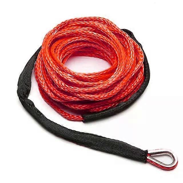 Upgrade 1/4''x50' Truck Boat Emergency Replacement Car Accessories Synthetic Winch Rope Cable ATV UTV 7700lbs 12 Strand String MAXP