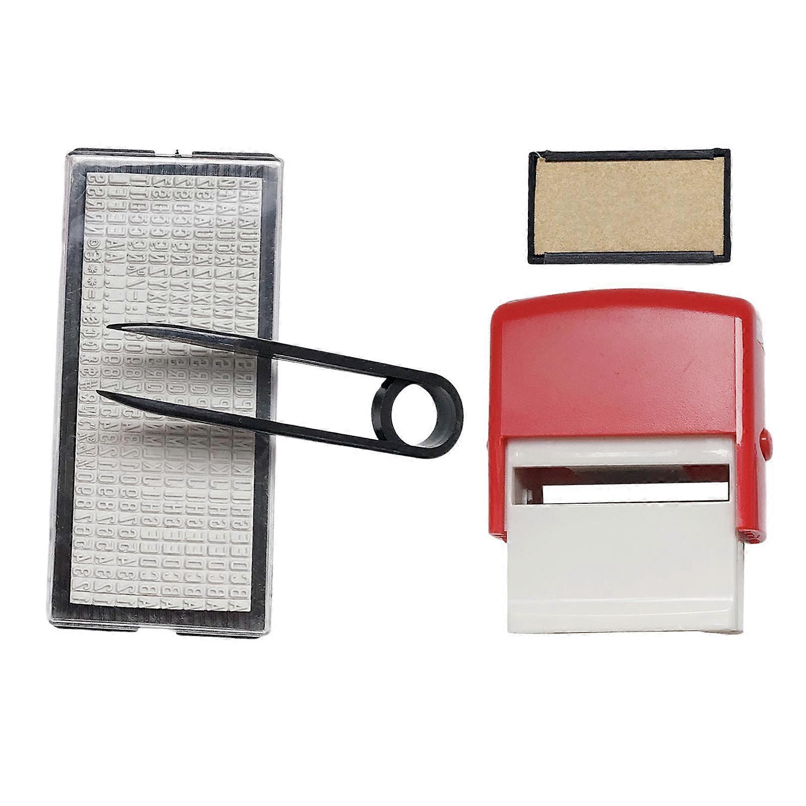 Kompaktes personalisiertes Selbst-Stempel-Set DIY-Stempel-Set für Hobbylehrer