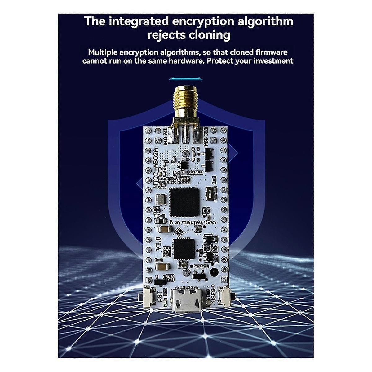 CubeCell LoRa Node ASR6502 IOT Accessory with Antenna, 1/2AA Battery Case, for LoRaWAN Applications
