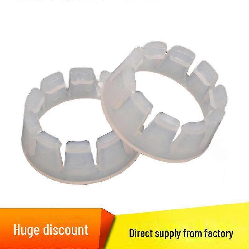 4-Point White Nylon Hose Quick-Connect Water Pipe Joint Accessory