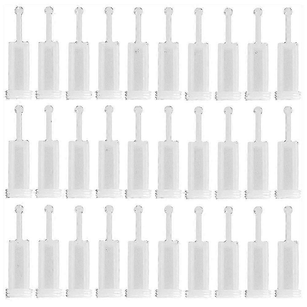 30pcs Universal Spray Tool Filters Disposable Hvlp Gravity Feed Paint Strainers Fine Mesh, White