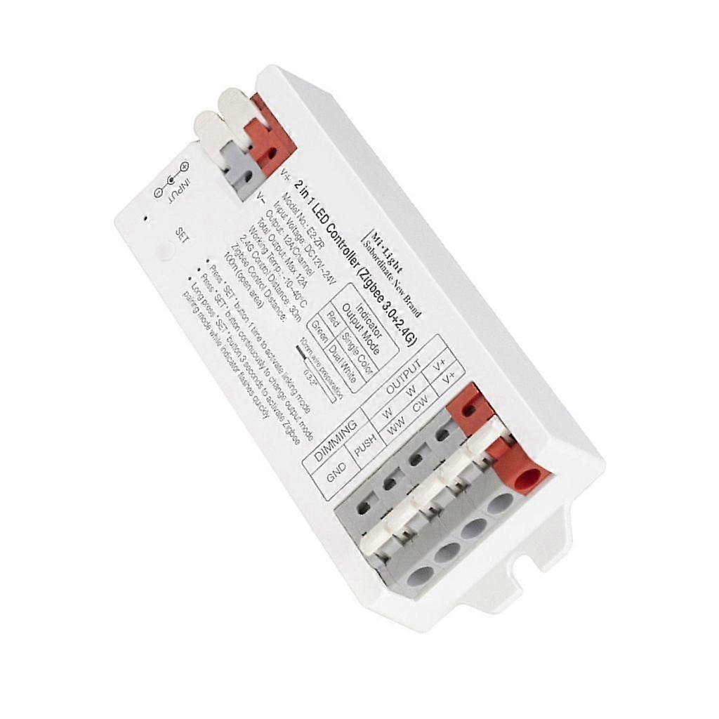 LED Controller DC12-24V 2 in 1 LED Strips Controller Brightness Controller