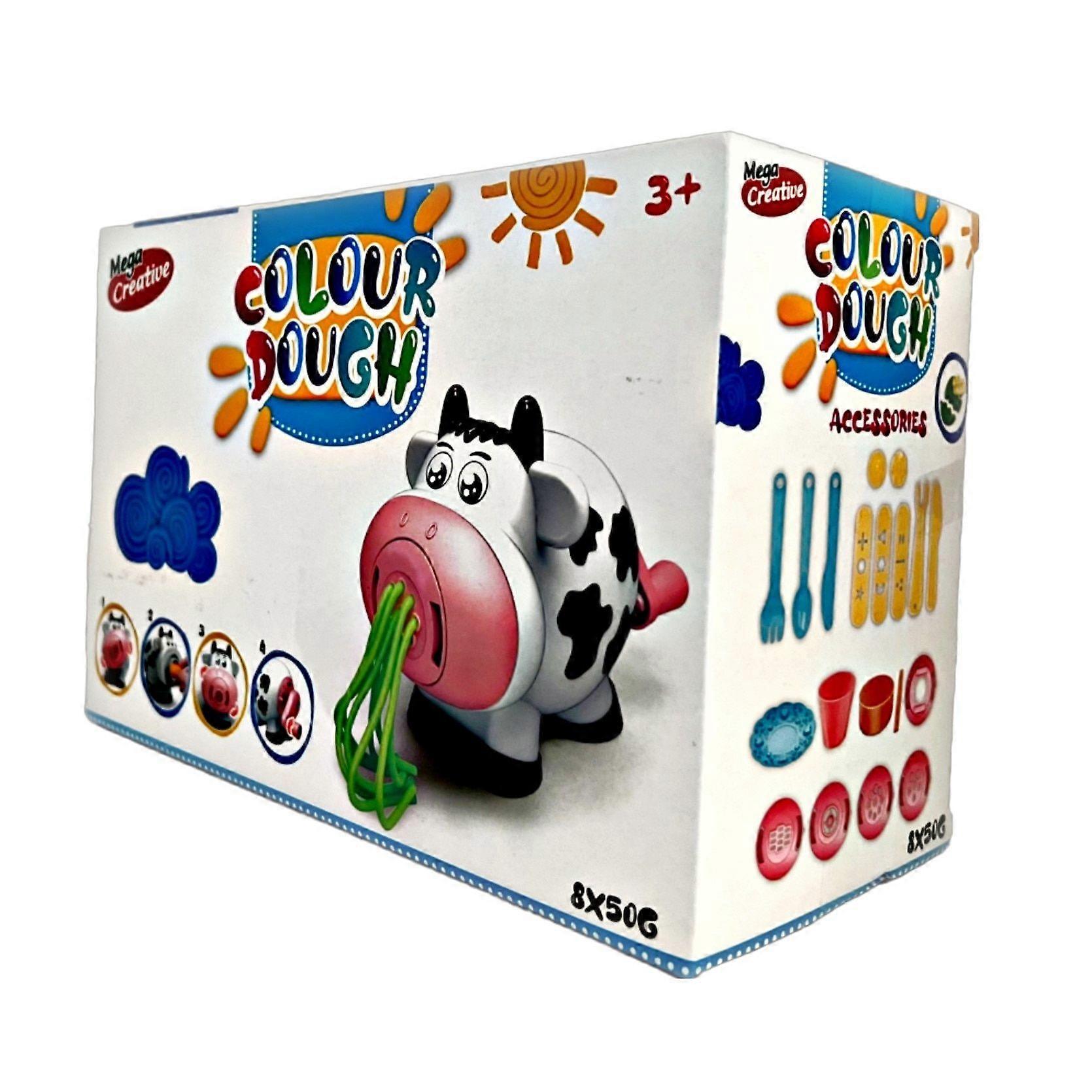 Creative Plasticine Set, Kitchen Model, 29 Pieces, Includes 8 Boxes of Colored Modeling Paste 400g, Multiple Modeling Tools, Non-Dry/Stick, 3 Years+, 