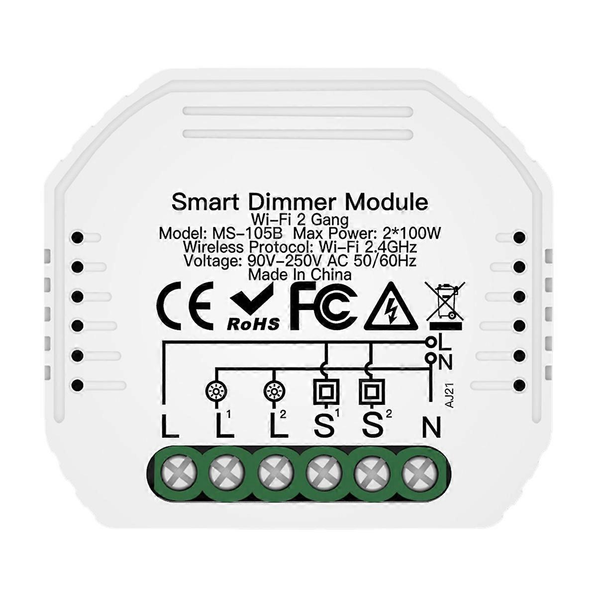 DIY intelligens WiFi LED fényerőszabályzó kapcsoló 2 irányú kapcsoló intelligens kapcsoló