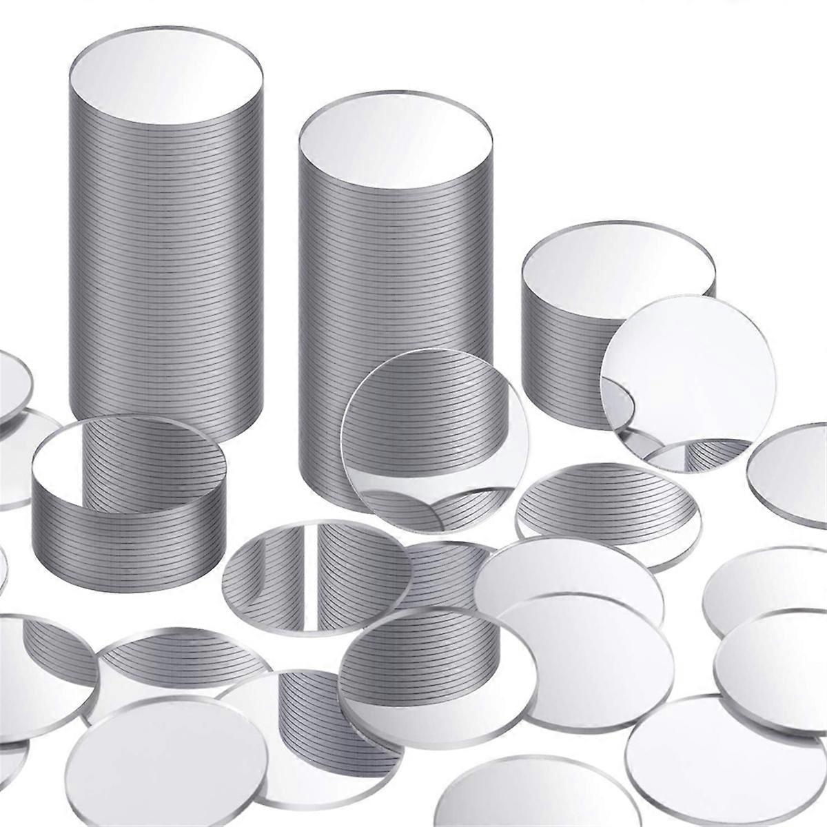 Mini Size Acrylic Round Mirror (100PCS, 1 Inch)