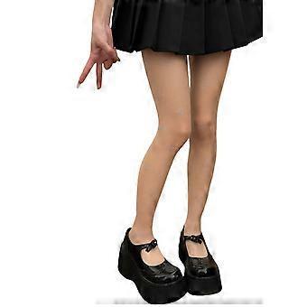 90s Aesthetic See Through Glittering Pantyhose for Women Metallic Butterfly Print Sheer Silk Tights Stockings Leggings  Milky white