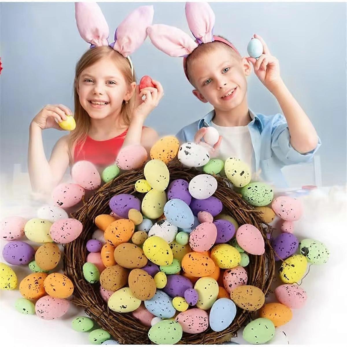 Easter Eggs Simulation Rattan Bird Nest Handmade Diy Crafts Egg Decor Props Artificial Easter Decora
