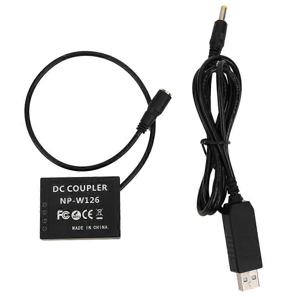 USB Interface to NP W126 Full Decoding Dummy Battery Adapter for Fuji X T1 X T2 X T3 X T10 X T20 X T30 X Pro1 X Pro2 X Pro3