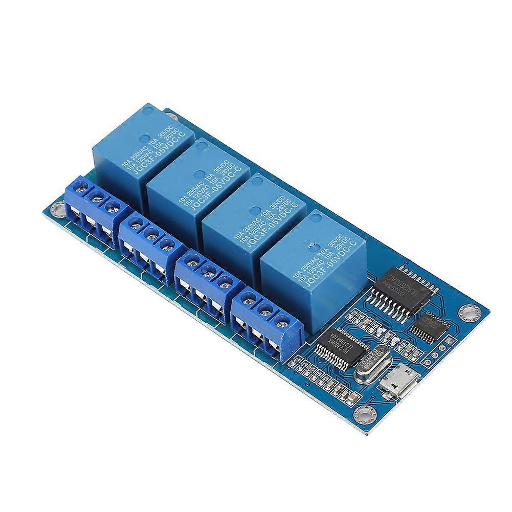 HW-034 4-channel 5V Relay Module Board Relay Control Board with Indicator USB Input