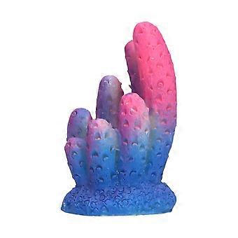 Artificial Coral Plant Resin Aquarium Decor, 5.1cm High