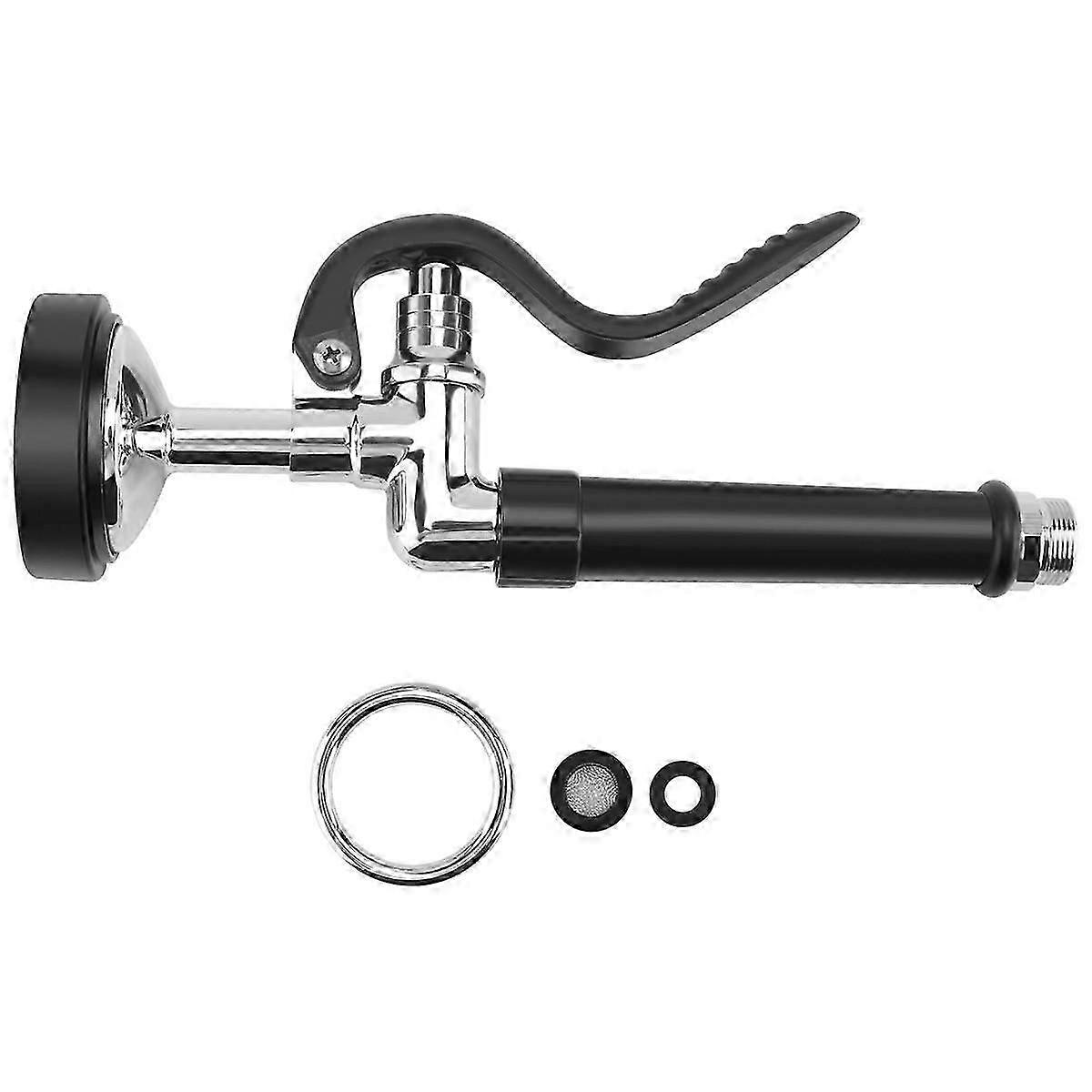 قبل شطف البخاخ المطبخ التجاري صنبور أجزاء الكروم الانتهاء (أسود)