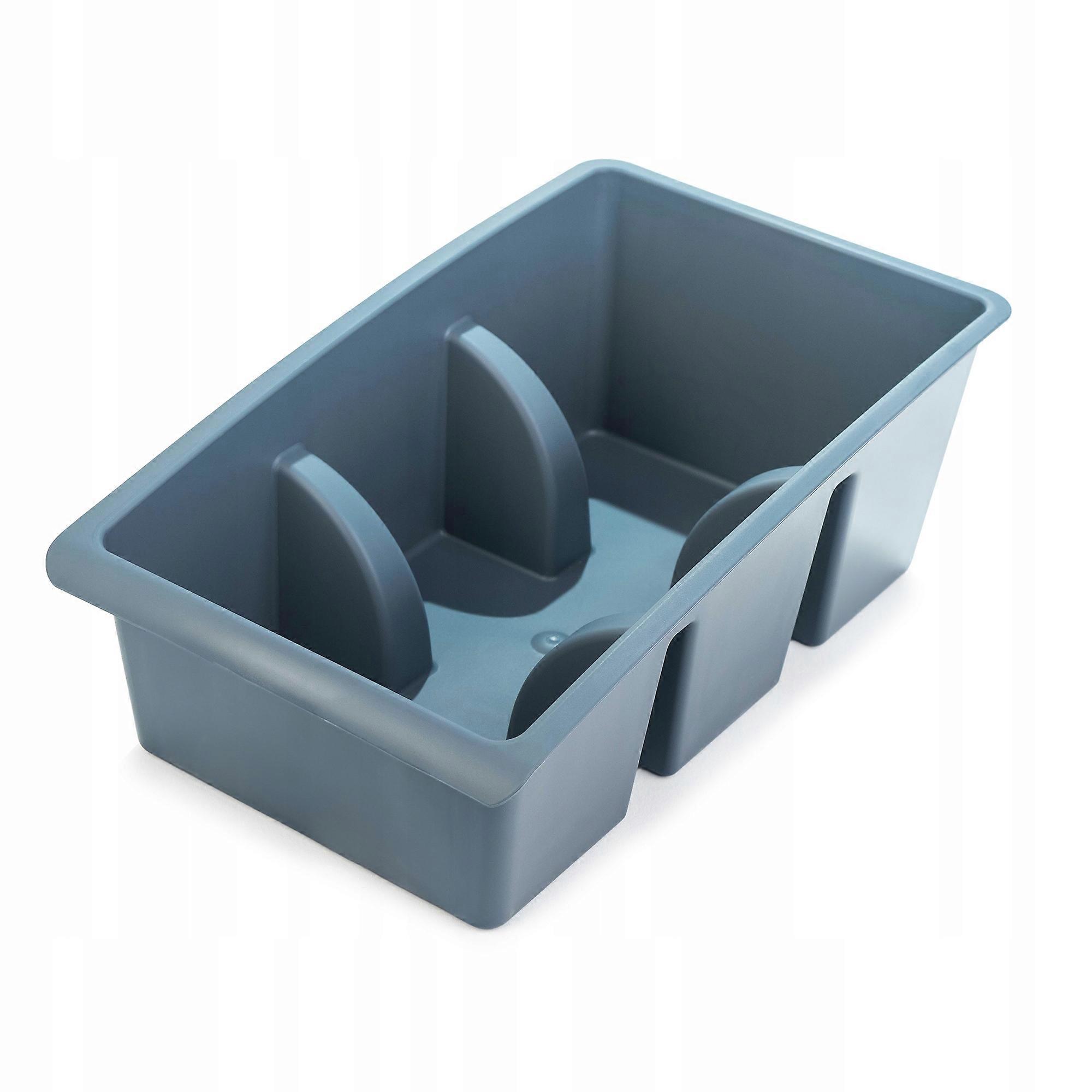 KADAX Gewürz-Organizer weiß/schwarz, robust