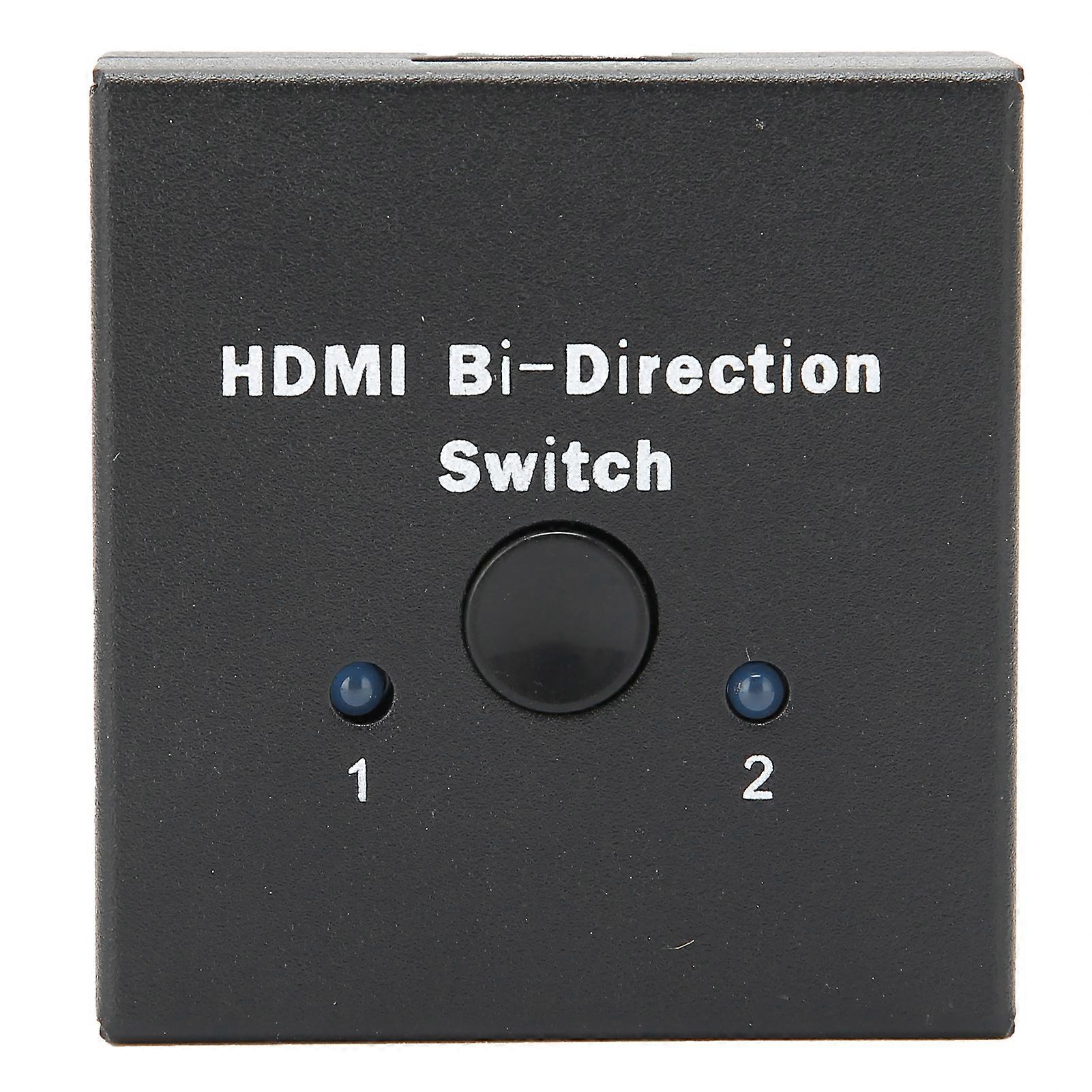 Hdmi Switcher, Bi-Directional Selector Ensures High Definition Plug & Play For Your Multimedia Devices