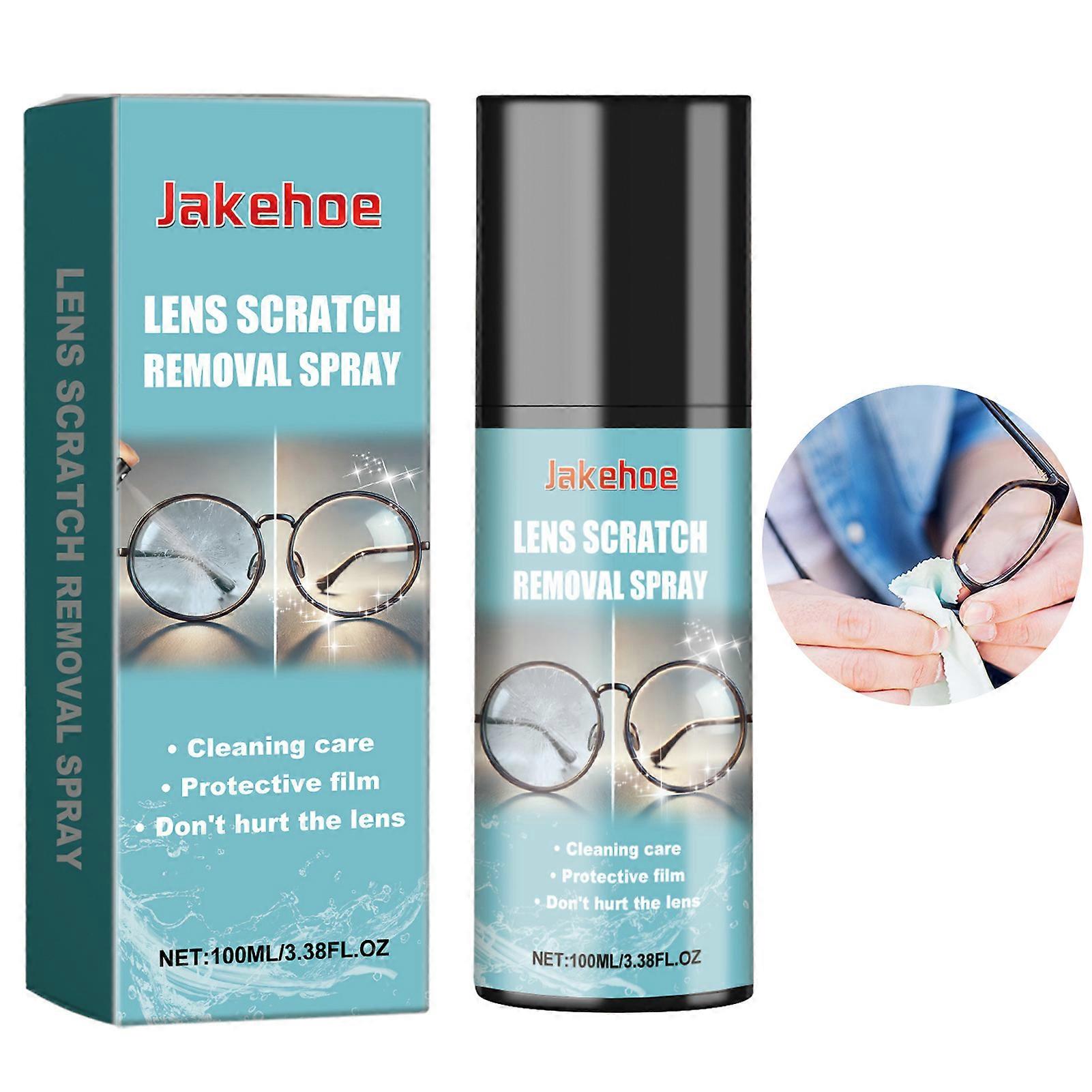 100ml Lens Scratch Remover Quick Results Leakproof Eyeglasses Cleaner
for Students Workers and Eyeglasses