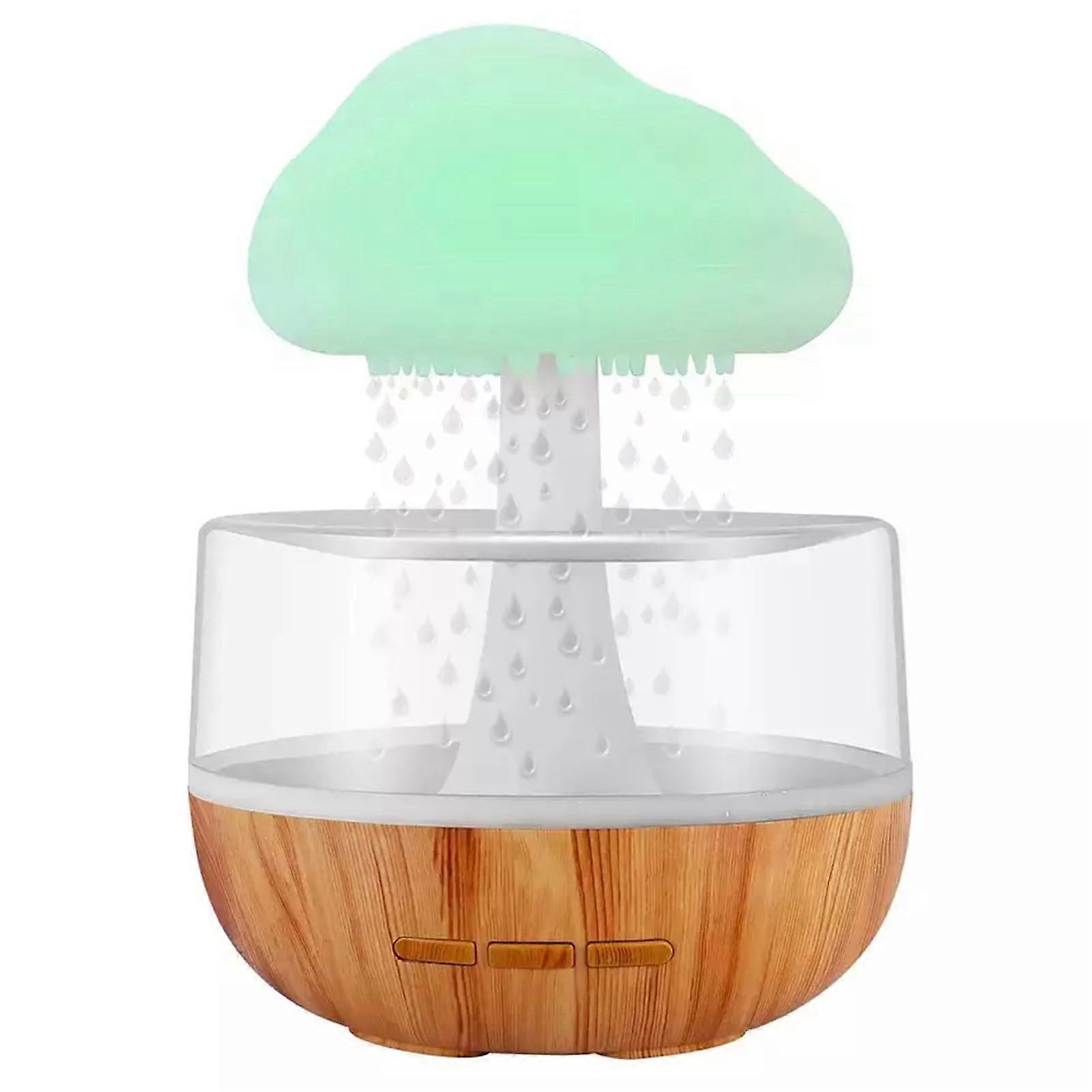 Rain Cloud 2 in 1 Raindrop Humidifier with 7 Colors Night Light, Aromatherapy Diffuser for Sleeping  Relaxing