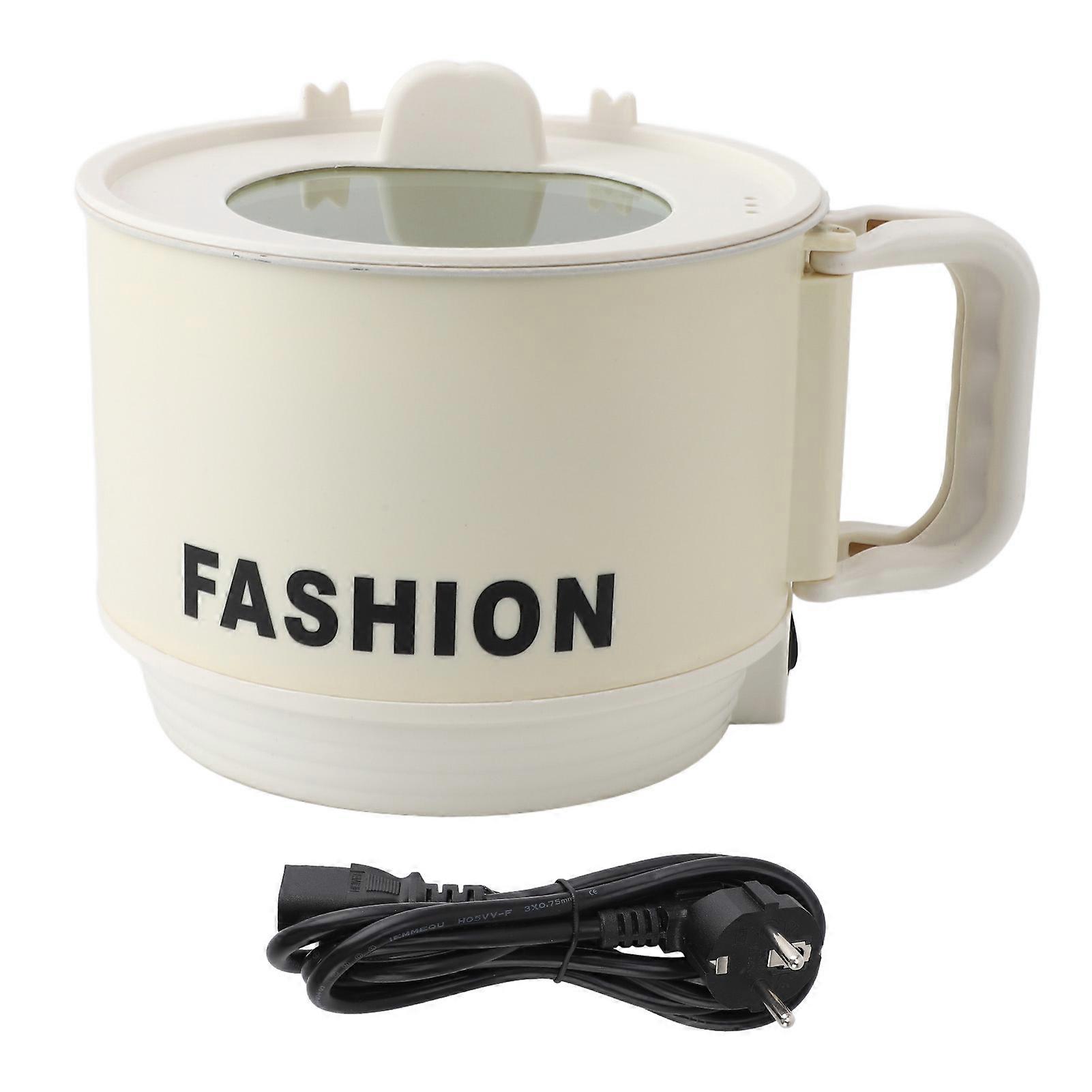 Hot Pot 450W 1.8L Foldable Handle Even Heating Versatile Portable Electric Rapid Noodles Cooker for Home Dormitory Office