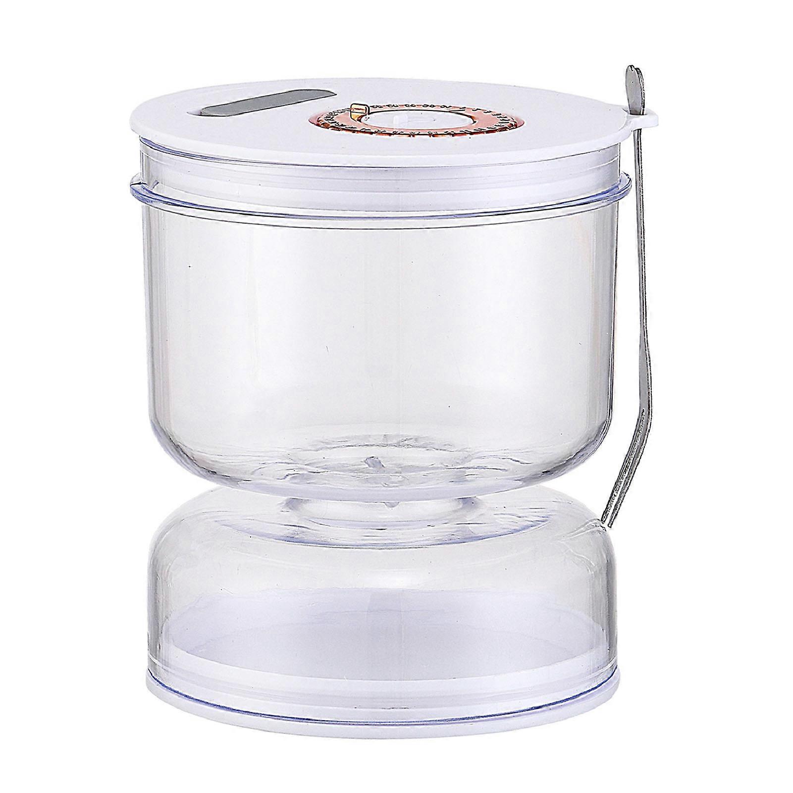 27oz with Strainer Flip Leakproof Airtight Lid Hourglass Pickle Juice Separator Jar from Wet and Dry for Olives / Gherkins or Sliced Pickles