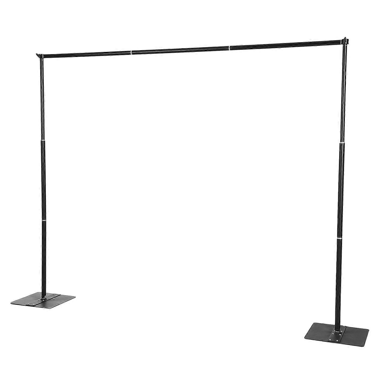 200x300cm/6.6x9.8ft Studio Photography Background Support System Heavy Duty Metal Wedding Backdrop Stand Adjustable Backdrop Bracket Background Stand
