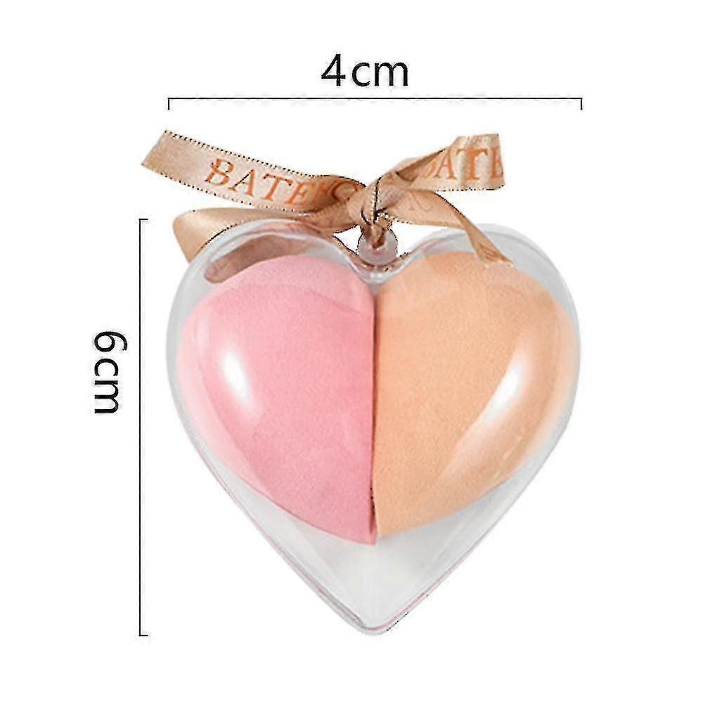 Heart Shaped Makeup Sponge Puff Wet And Dry Professional Makeup Tools