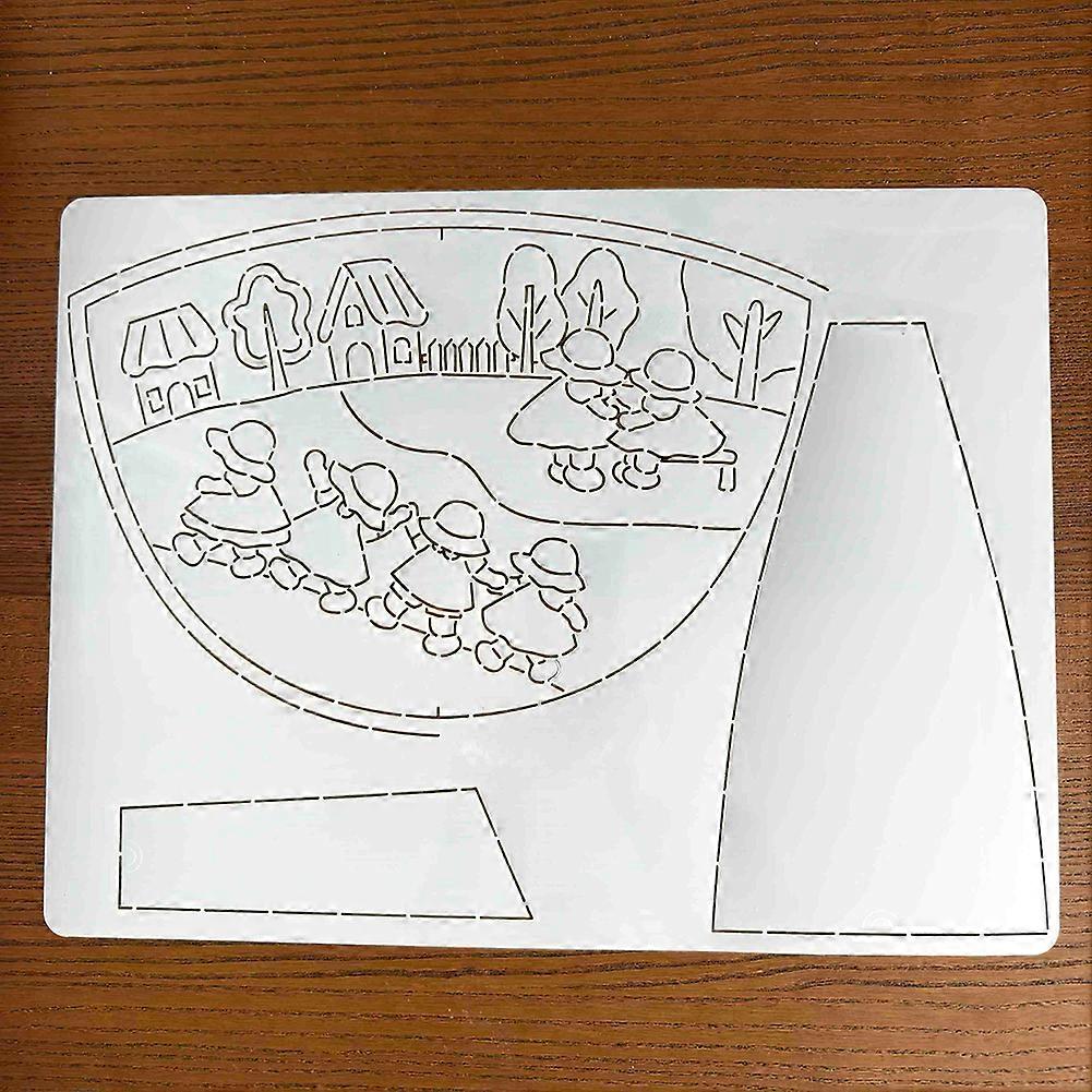 Patchworks Template DIY Bag Reusable Drawing Template for Household