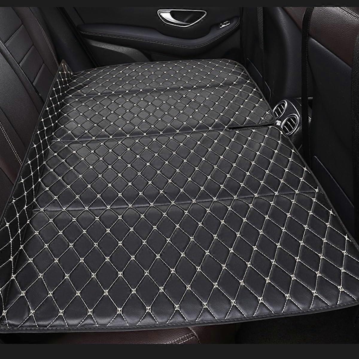 Car Rear Sleeping Mat for MG 4, Back Seat Folding Bed,BlackBeigeM135 80cm