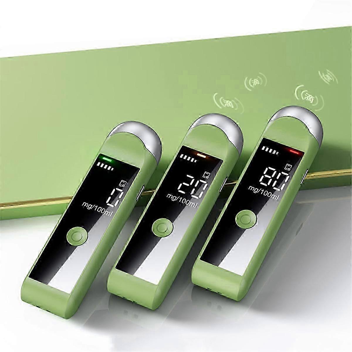 Automatic Alcohol Tester Breath Alcohol Tester Rechargeable Breathalyzer Alcohol Test Tools with LC