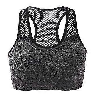 Fitness Running Yoga Shockproof Women Sports Bra Wire Free Home Elastic Vest