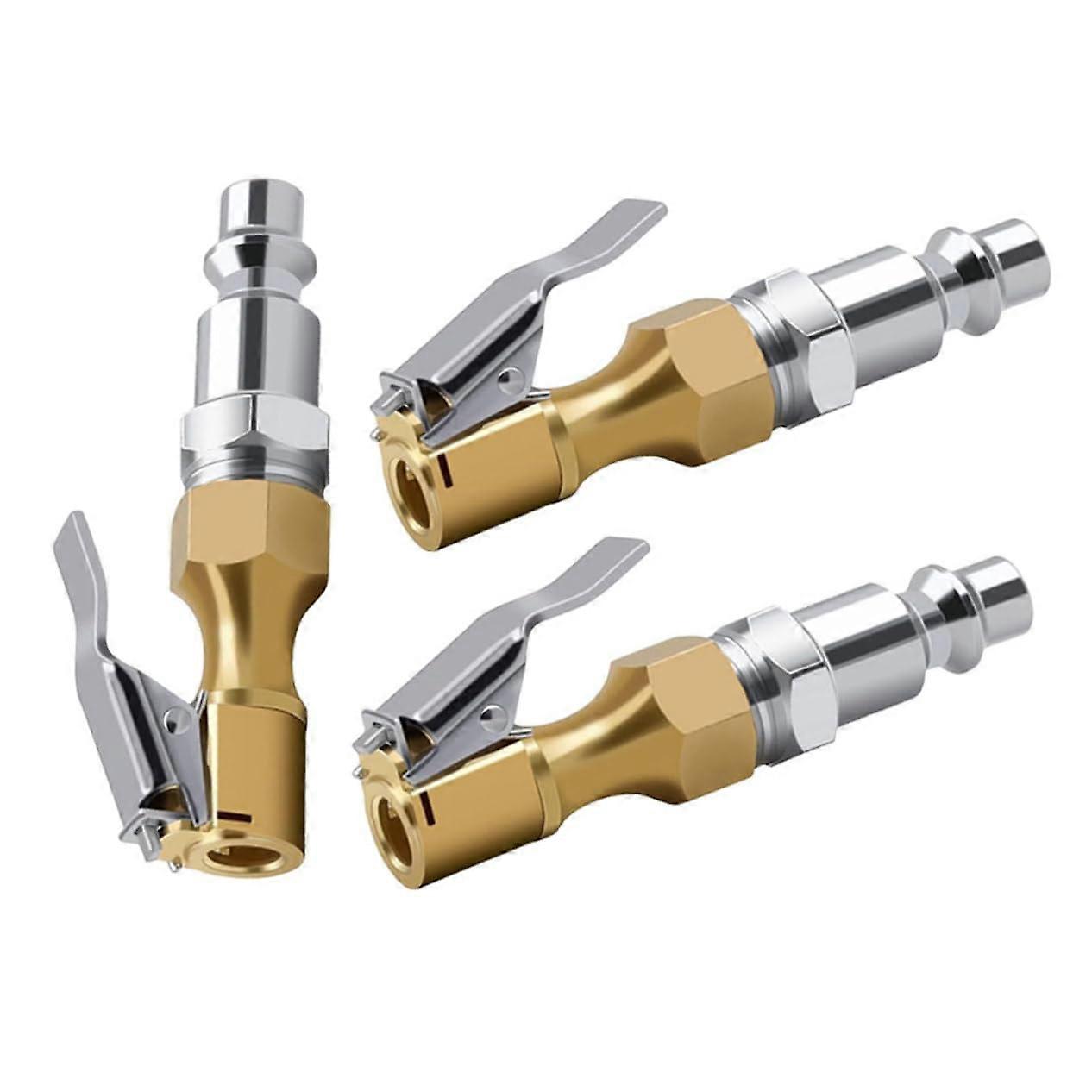 Locking Tire Air Chuck Reinforced Inflator Chuck Clip for Air Pump Nozzle