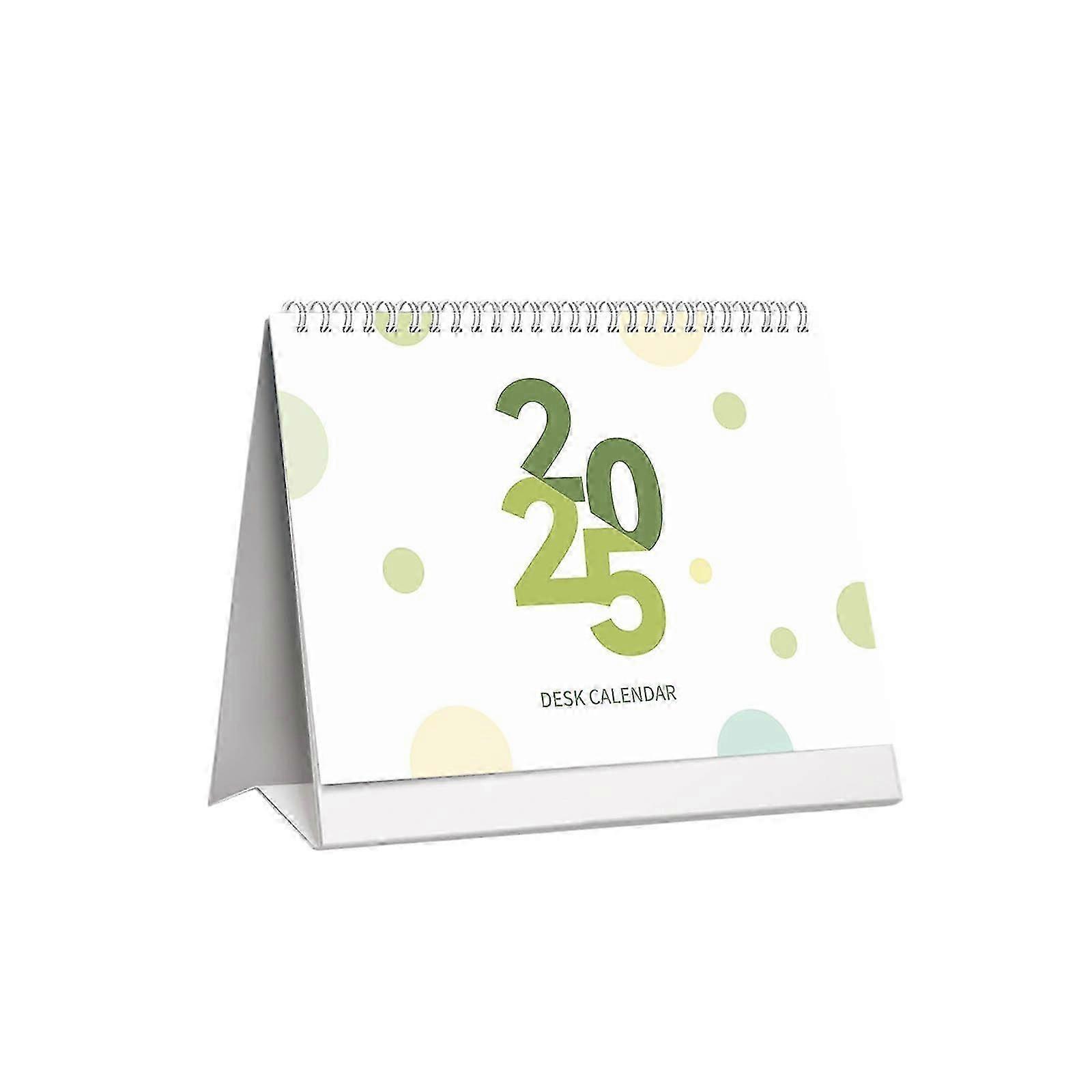 Office English Clock In Multi Functional Pocket Calendar Day And Month Calendar Desktop Calendar 2025