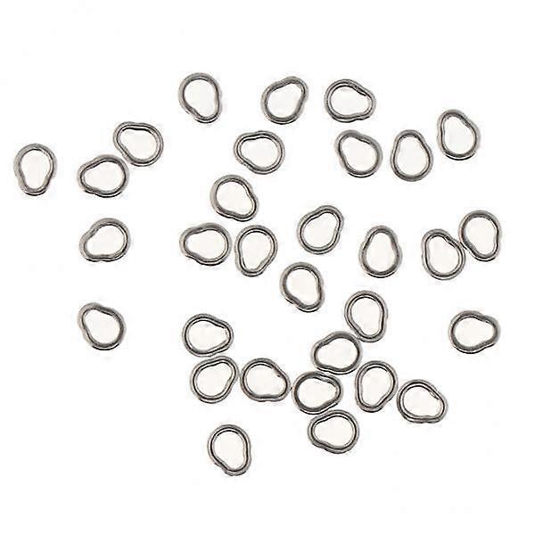 8x 30pcs Stainless Steel Solid Rig Rings for Jigging, Assit Hooks, Big Game
