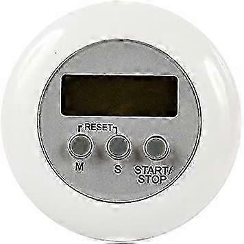 Cool Sports Timer Clock Digital Countdown 99 Minute LCD Kitchen Timer (White)
