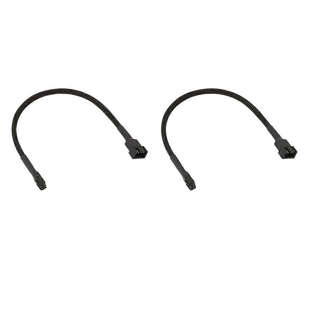 2Pcs 3/2/1 Way 4Pin Fan Extension Cable Splitter Cable for Cooling Solution