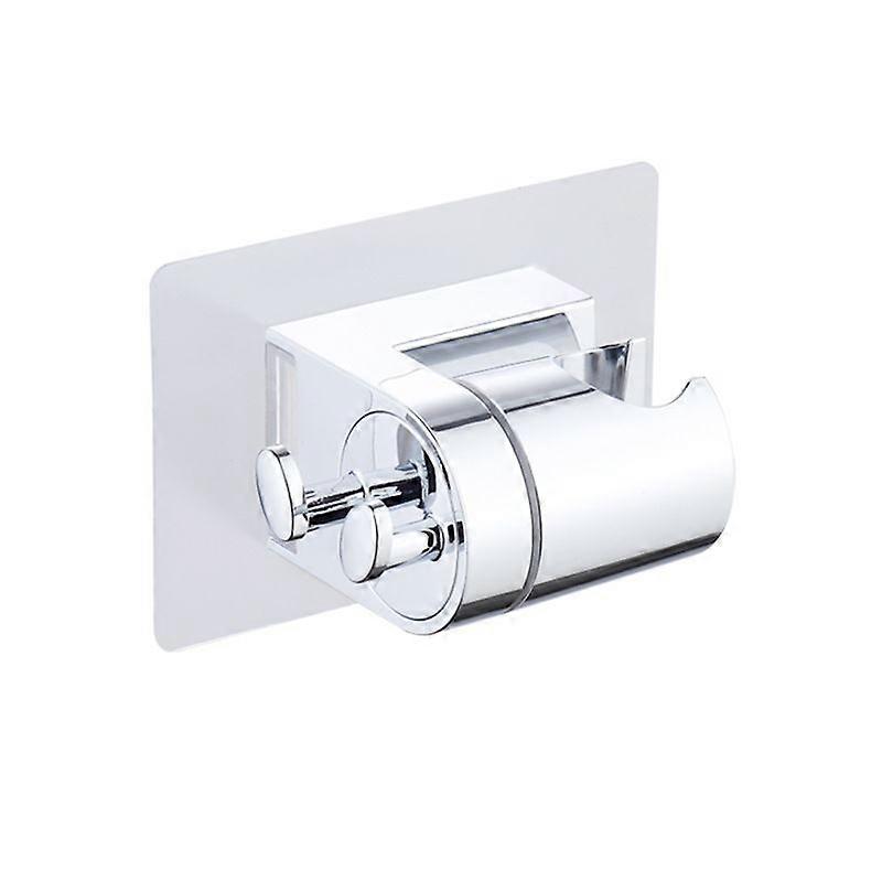 Shower bracket without drilling, adhesive mounting, adjustable to 45, universal shower head bracket with hook, shower bracket, toilet shower bracket