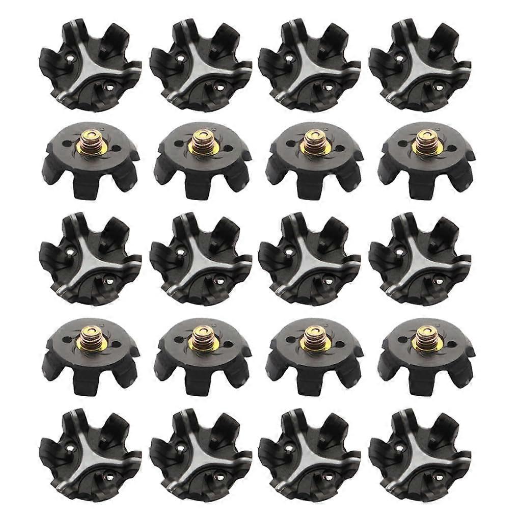 Golf Shoe Spikes Replacement Set with Installation Tool for Golf Shoes Accessories 20pcs