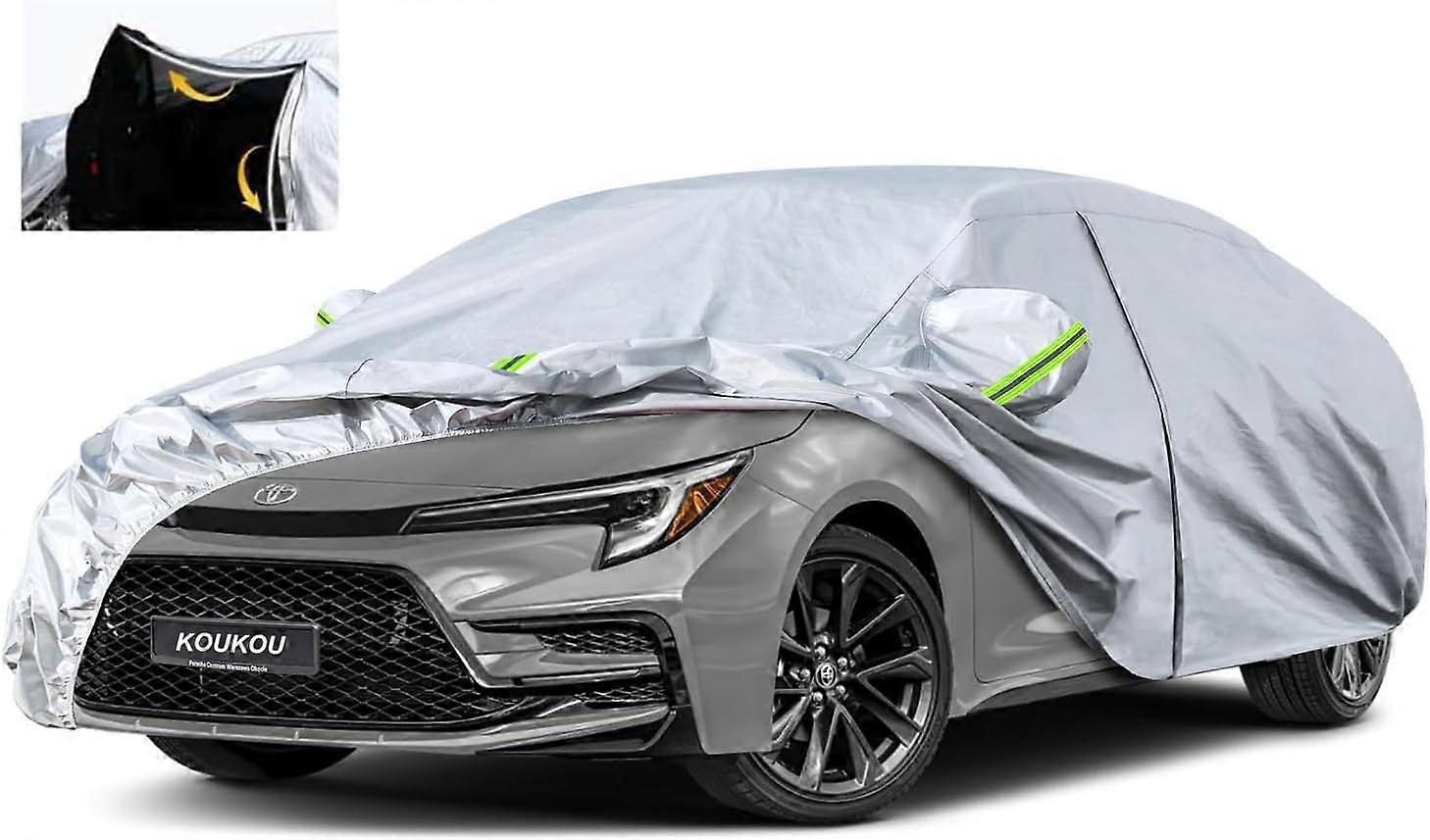 2025 最新モデルオックスフォードカーカバー防水全天候型自動車用、フィット