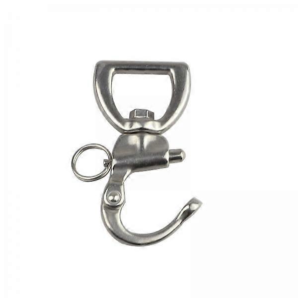2x Stainless Steel Bail Rigging Rotating Quick Connect Shackle