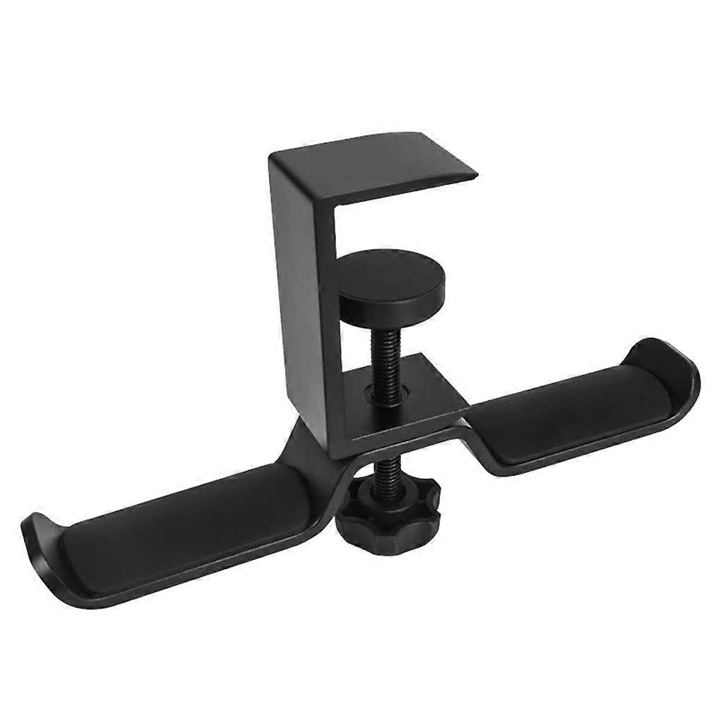 Headset Mounting Stand for Headphones, Sturdy Design, Fits Most Headphone Sizes, Black Frame