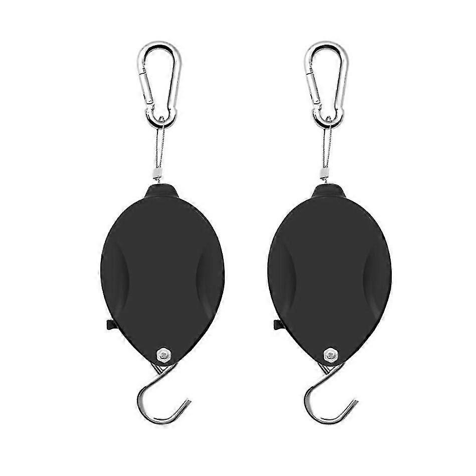 2-pak udtrækkelige havekroge til krukker og kurve