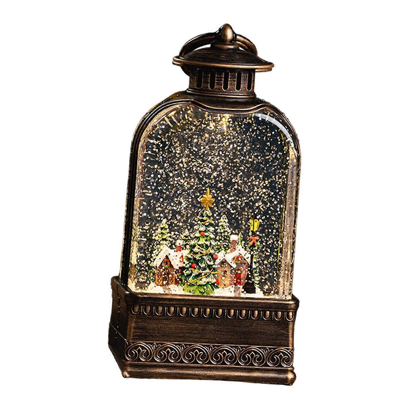 glittery snow globe with Santa scene for party centerpieces
ZaundekorOrnament
Schneehaus