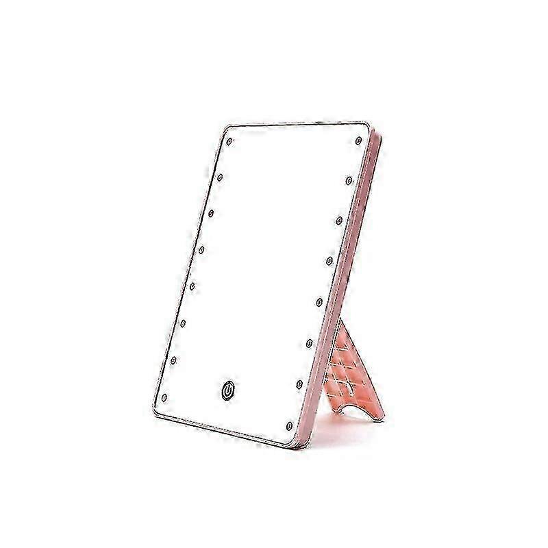 16-22 "LEDコスメティックミラー折りたたみバニティデスクトップウォールマウントビューティーミラーイエロー